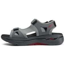 Skechers Beach Sandals Men's Gray Red серый красный, 41