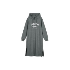 Skechers Colorful Long Sleeved Dress Women's Mixed Heather Gray Mixed Heather Gray 00TT, M