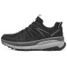 Skechers Switch Back Slip-Resistant Low-Top Running Shoes Women's Black Gray Black Gray, 36