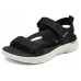 Skechers Beach Sandals Women's Black White Черно-белый, 35