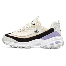 Skechers Dlites 1.0 'Beige Purple' Women's 37.5