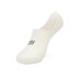 Skechers No Show Socks Unisex 3 Pack 3 Pack (Marshmallow White/Dark Gray/Aqua Green/043F), S