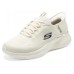 Skechers Cushioned Slip-Resistant Low-Top Casual Running Shoes Men's Ivory Бежевый, 42.5