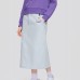 Skechers x SmileyWorld Casual Long Skirts Women's High-Rise Gray High-Rise Gray-004T, L