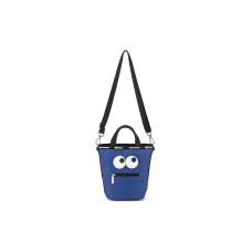 Skechers LeSportsac Poetry Joint Fabric Bucket Bags Shoulder Bag Crossbody Bag Small Size Women's Stool Linen Blue Stool Linen Blue, Small Size