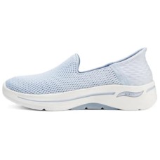 Skechers Slip Ins Slip-Resistant Low-Top Casual Shoes Women's Light Blue Голубой, 38