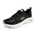 Skechers Arch Fit Anti Slip Wear Resistant Low Top Casual Shoes Women's Black White 40