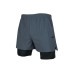Skechers Casual Shorts Men's Charcoal Gray Серый, 2XL