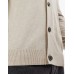 Jack & Jones light weight cardigan in beige Oatmeal Detail:Melan, L - Chest 104cm