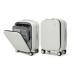 MIXI Aluminum Frame Travel Suitcase Luggage Unisex Multicolor Бежевый, 18 inches