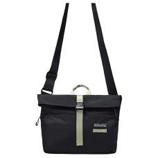Skechers Fabric Shoulder Bag Crossbody Bag Regular Unisex Carbon Black сажа