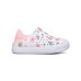 Skechers HELLO DAISY Anti-Slip Wear-Resistant Low-Top Toddler Fabric Shoes White Pink Infant And Toddler Белый Розовый, 23