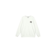 Skechers Colorful Sweatshirt Unisex Marshmallow White Marshmallow White-0074, L