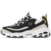 Skechers D'LITES 1.0 D'LITES Anti-Slip Wear-Resistant Low-Top Chunky Sneakers Women's Black White Черно-белый, 37