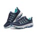 Skechers Go Run Trail Altitude Anti-Slip Wear-Resistant Low-Top Outdoor Shoes Women's Marine Blue Light Green Marine Blue Light Green, 37