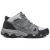 Skechers OUTDOOR MENS Cushioning Anti-Slip And Wear-Resistant Mid-Top Hiking Shoes Men Gray Серый, 45
