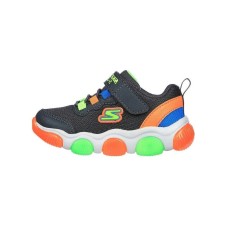 Skechers Slip Resistant Low Top Toddler Shoes Black Orange Infant And Toddler Черный, 22
