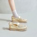 Joy&Mario Platform Shoes Women's Light Yellow Желтый, 38