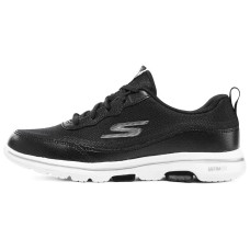 Skechers Go Walk 5 Cushioning Wear-Resistant Low-Top Running Shoes Women's Black White Черный, 37