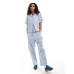 Obey co-ord cotton stripe shirt in blue Синий, S