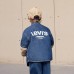 Levi’s Comfortable Mock Two-Piece Shirt Coat Lake Bottom Blue Children Aged 3-7 Years Old Blue at the bottom of the lake, 5