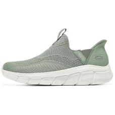 Skechers Bob's Breathable Lightweight Low-Top Casual Shoes Women's Gray Green Зеленый, 38