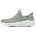 Skechers Bob's Breathable Lightweight Low-Top Casual Shoes Women's Gray Green Зеленый, 38