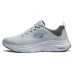 Skechers Vapor Foam Durable Breathable Low-Top Casual Shoes Men's Gray White Серый Белый, 39.5