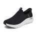Skechers Hands Free Slip Ins Cushioned Wear Resistant Breathable Low Top Casual Shoes Women's Black Черный, 36.5