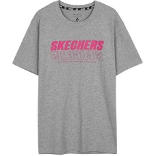 Skechers Sports Alliance Series T Shirt Unisex Medium Heather Gray Серый, L