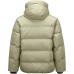 Skechers Mountain And Wild Outdoor Series Down Jacket Unisex Silver Sage Beige Silver sage beige, S