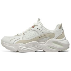 Skechers Cushioning Wear-Resistant Low-Top Chunky Sneakers Women's Beige Бежевый, 37
