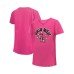 Big Girls Pink Colorado Rockies Jersey Stars V-Neck T-shirt Розовый, XL