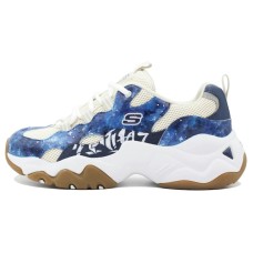 Skechers D'LITES 3.0 Anti-Slip Wear-Resistant Low-Top Casual Shoes Women's Blue White Синий Белый, 37