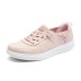 Skechers Hands Free Slip-Ins Anti-Slip And Wear-Resistant Coverage Low-Top Canvas Shoes Women's Pink Розовый, 39