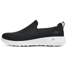 Skechers Cushioning Anti-Slip Wear-Resistant Breathable Lightweight Rebound Low-Top Casual Shoes Men's Black White Черно-белый, 40