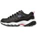 Skechers DLites Shoes 'Black Purple White' Women's 36