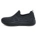 Skechers Go Walk Fle Cushioning Lightweight Breathable Rebound Low-Top Casual Shoes Women's Black Черный, 36
