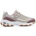 Skechers DLITES Anti-Slip Wear-Resistant Low-Top Chunky Sneakers Women's Taupe Серо-коричневый, 36