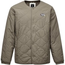 Skechers LADIES WOVEN COTTON Jackets Coats Unisex Mushroom Brown Mushroom Brown-0409, XS