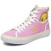 Skechers Street Non-slip Wear-resistant Shock Absorption High-Top Canvas Shoes Women's Pink Розовый, 37.5
