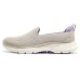 Skechers Go Walk 6 Slip In Fabulous View 'Taupe Lavender' Women's 37