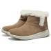 Skechers ON THE GO STELLAR Abrasion Resistant Slip Resistant Short Mid Calf Snow Boots Women's Chestnut Коричневый, 35.5