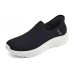 Skechers Slip Ins Slip-Ins Technology Durable Breathable Low-Top Casual Shoes Women's Black Черный, 37