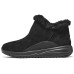 Skechers ON THE GO STELLAR Warm Anti-Slip And Wear-Resistant Short Snow Boots Women's All Black Черный, 35