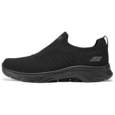 Skechers GO WALK 7 Anti-Slip Wear-Resistant Low-Top Casual Shoes Men's Black Черный, 41