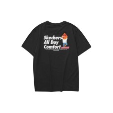 Skechers T-Shirts Unisex сажа, L