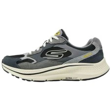 Skechers MEN'S GO Anti-Slip Wear-Resistant Low-Top Running Shoes Men's Gray Black Серый черный, 42