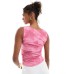 Stradivarius mesh racer vest in pink print Розовый, S - US 4
