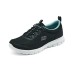 Skechers Cushioning Lightweight Low-Top Casual Shoes Women's Black White Черно-белый, 39